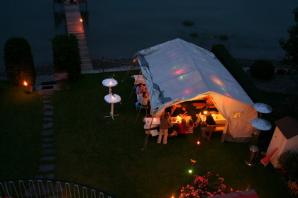 Bauers Garten von oben